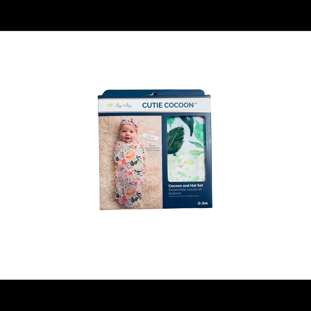 Cocoon and Hat Set, Size 0-3M